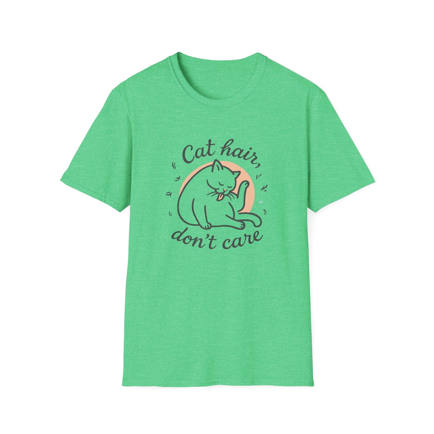 Cat Hair, Don't Care cat T-shirt