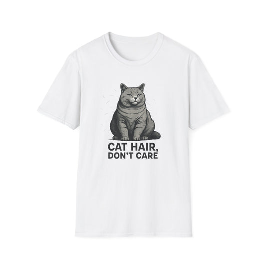 Cat Hair, Don't Care 2 cat T-shirt