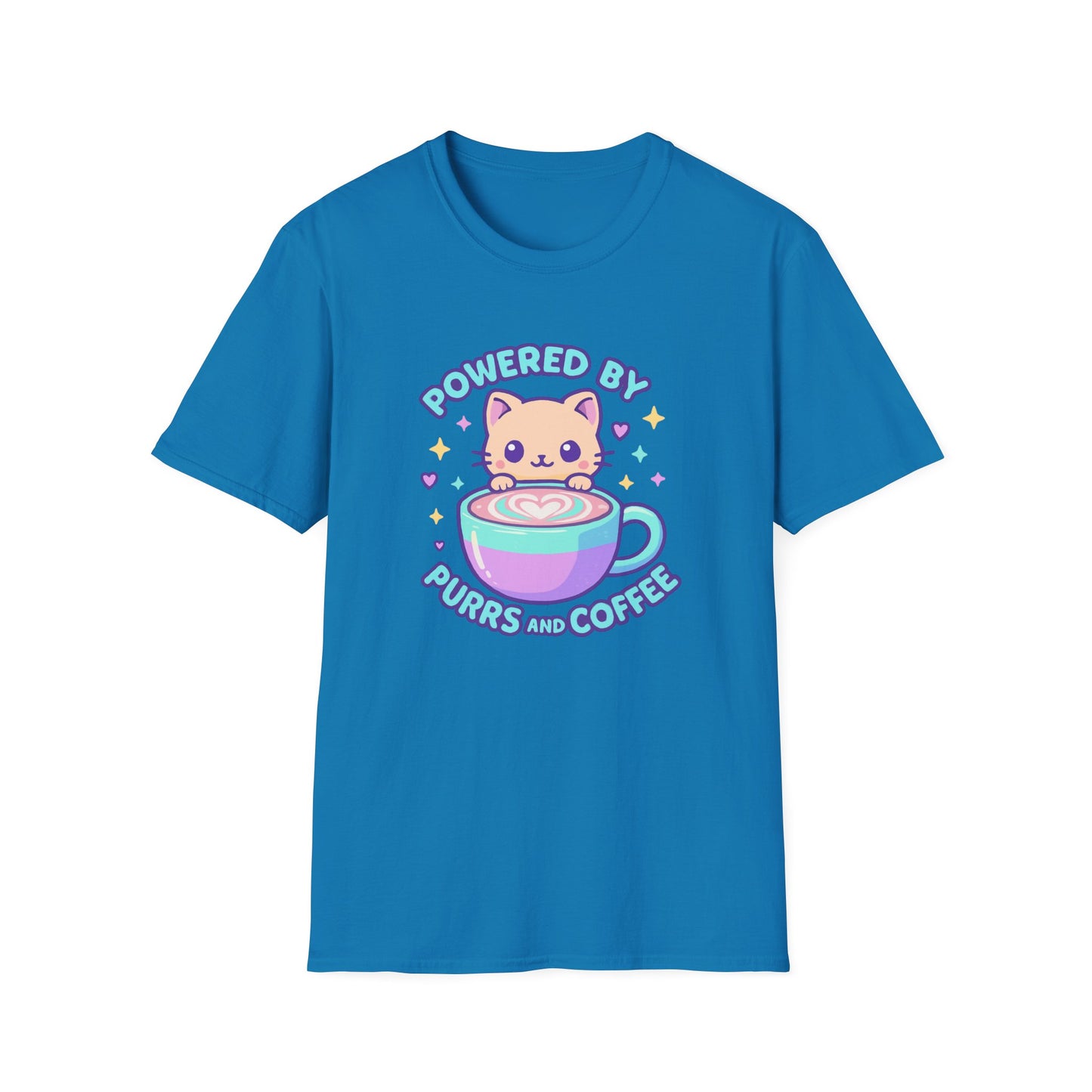 Cute purrs and coffee 2 cat T-shirt