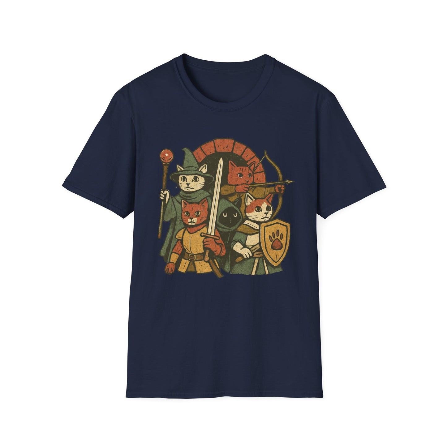 Cat DnD party cat T-shirt
