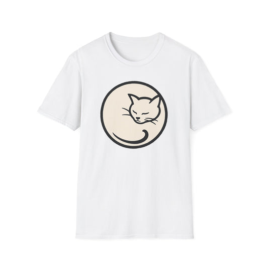 Curled Cat cat T-shirt