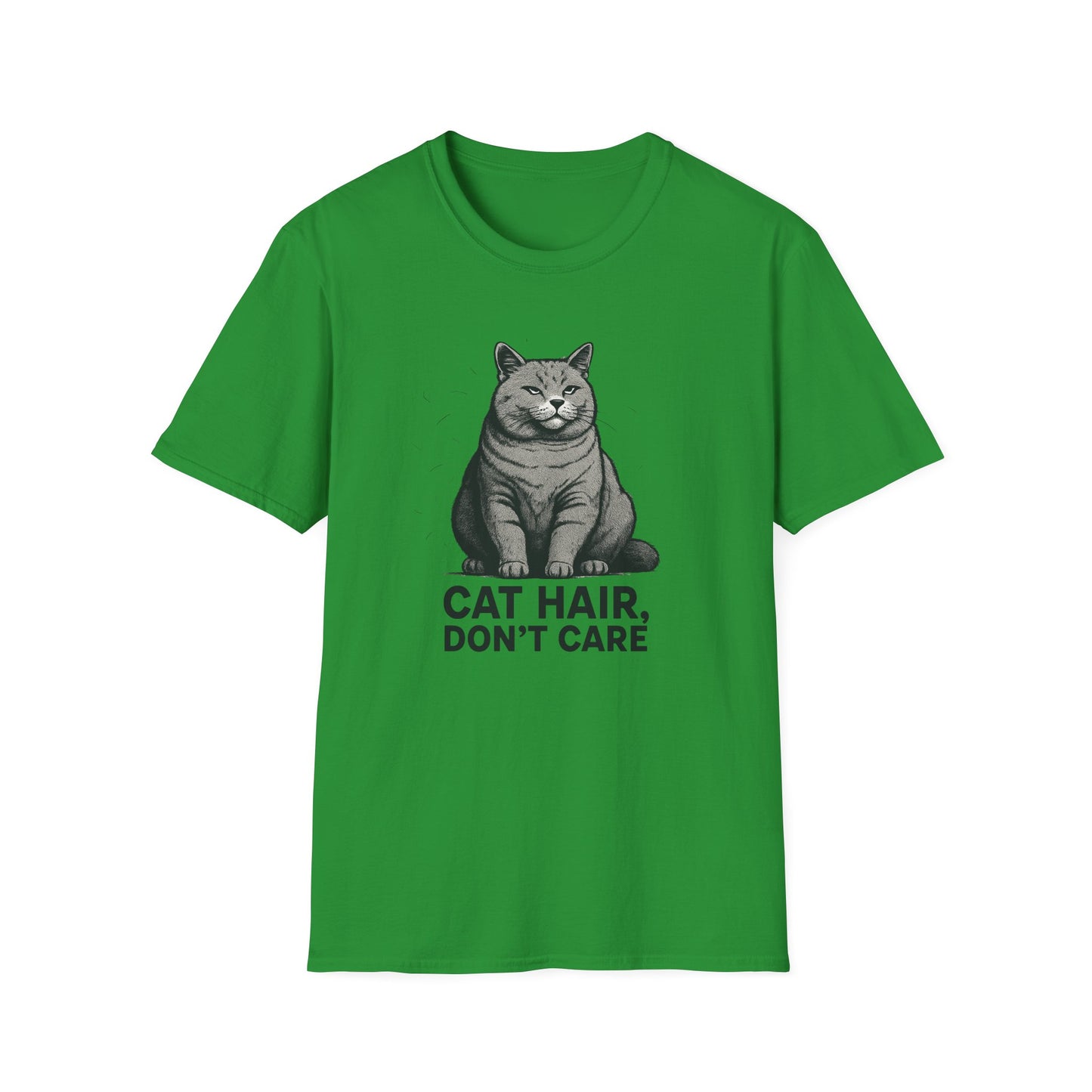 Cat Hair, Don't Care 2 cat T-shirt