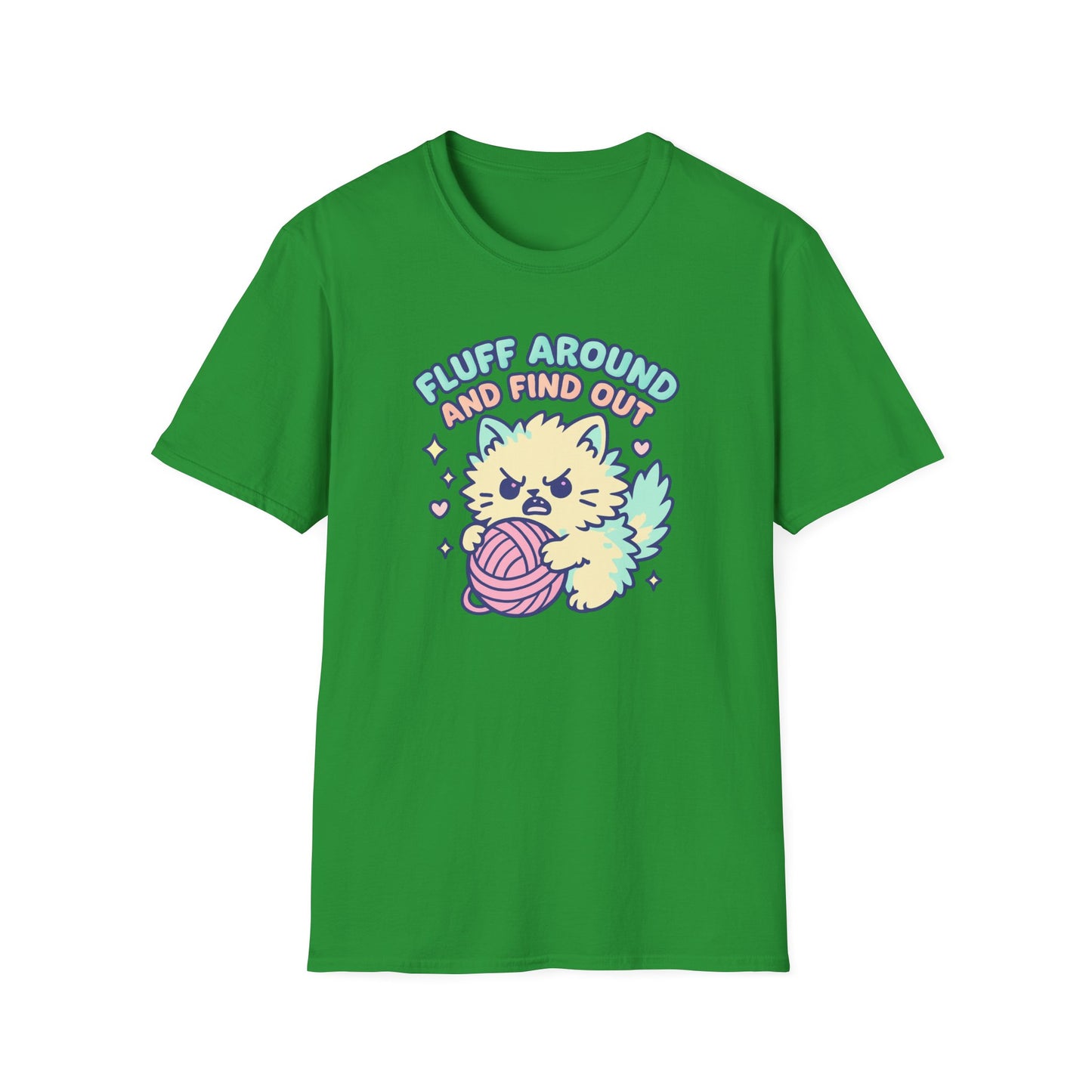 Cute Fluff Around cat T-shirt