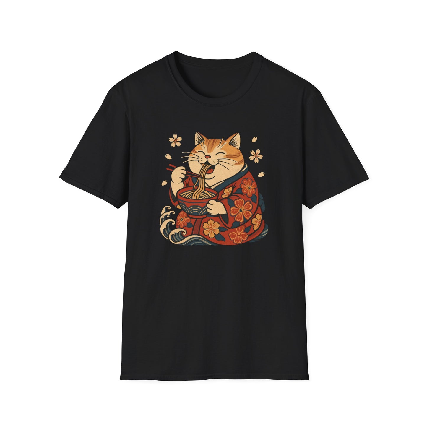 Fat Cat Ramen cat T-shirt