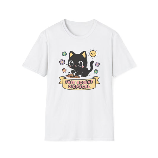 Rodent disposal 3 cat T-shirt