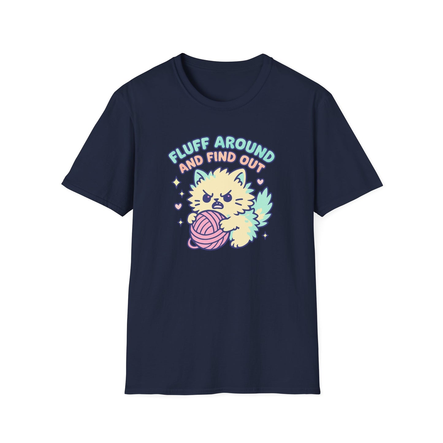 Cute Fluff Around cat T-shirt