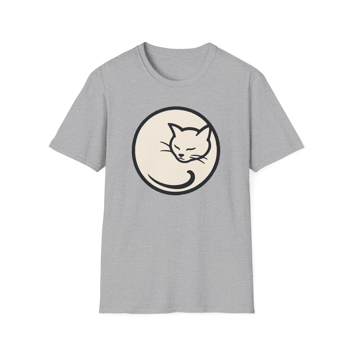Curled Cat cat T-shirt
