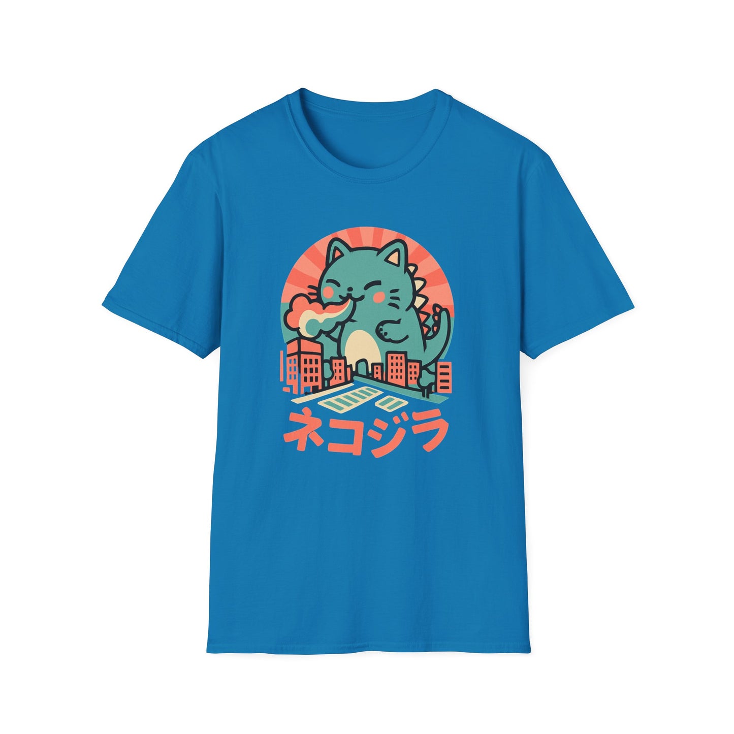 Cute Kaiju cat T-shirt