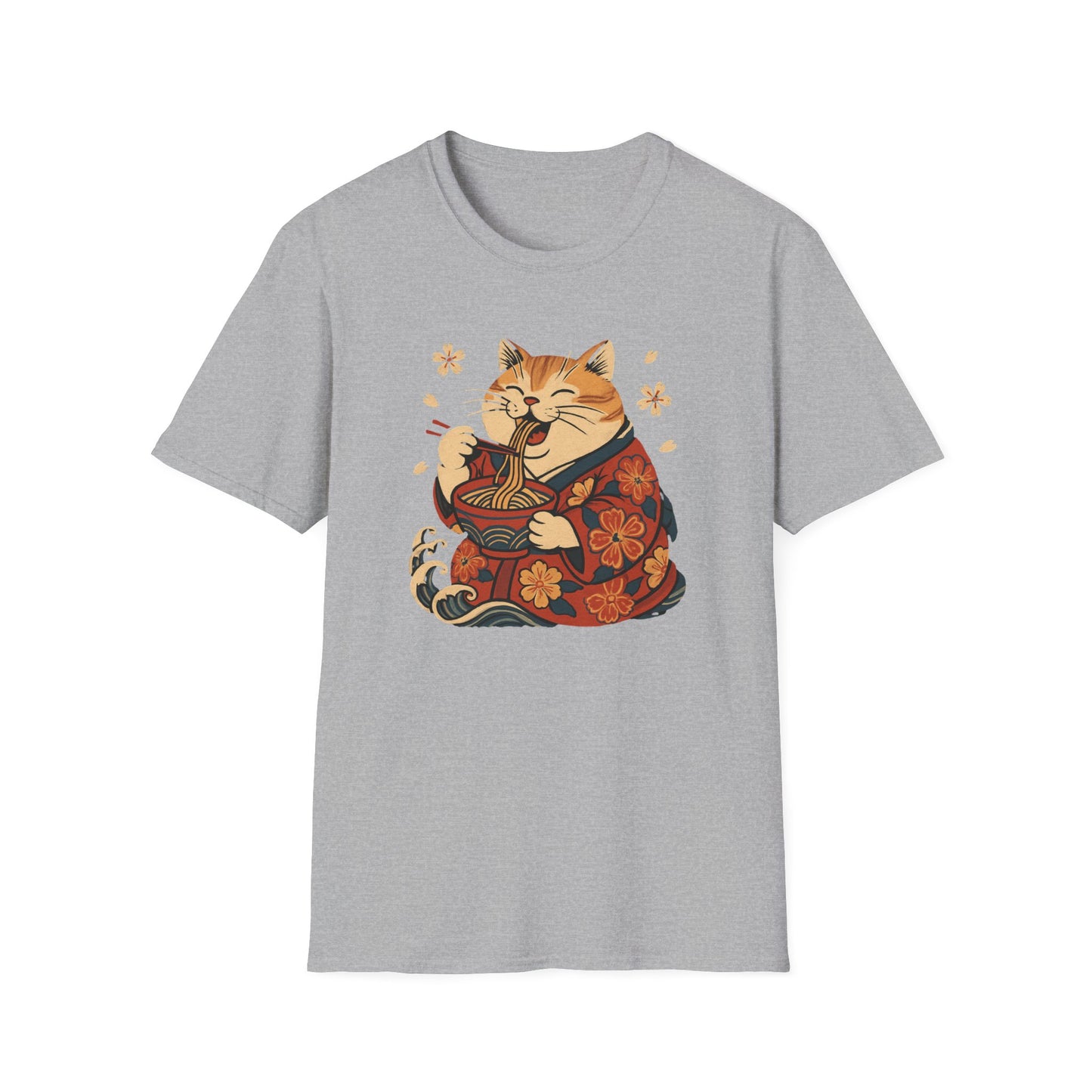 Fat Cat Ramen cat T-shirt