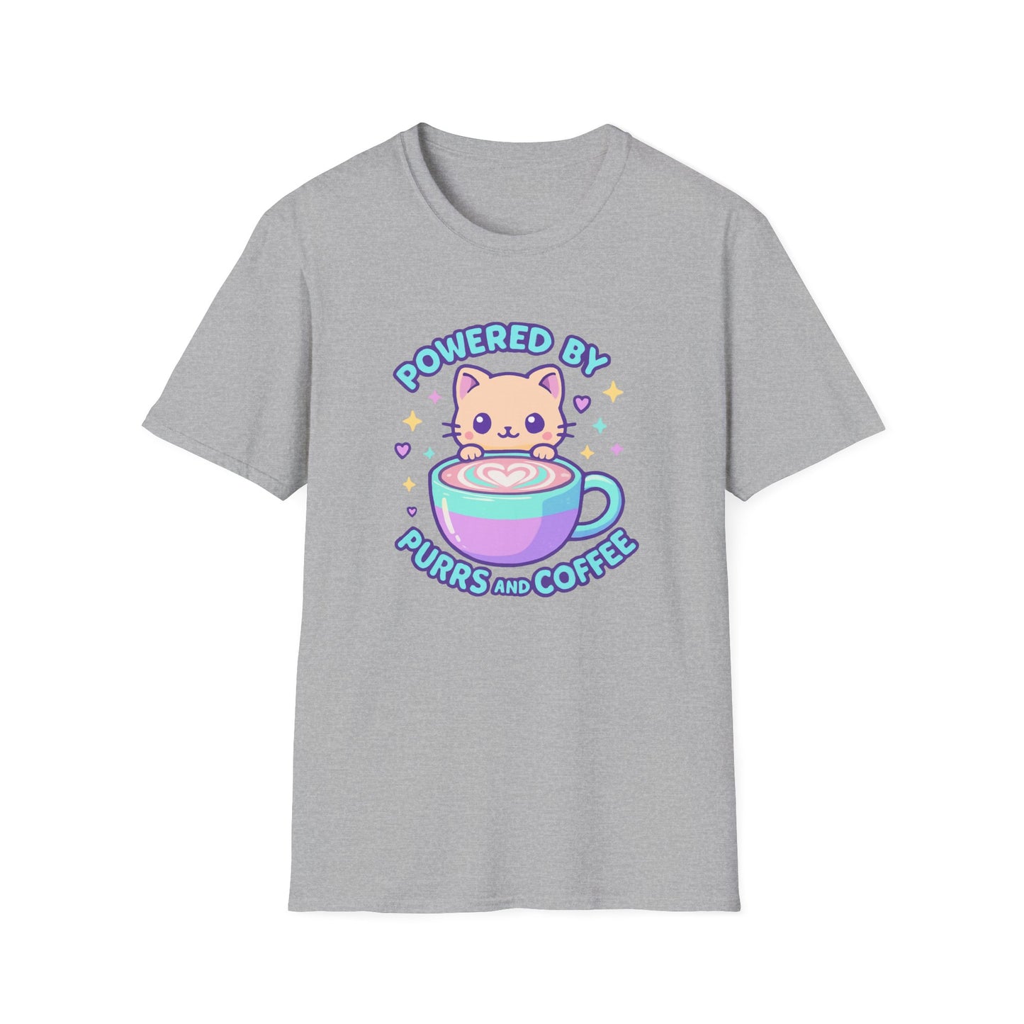 Cute purrs and coffee 2 cat T-shirt