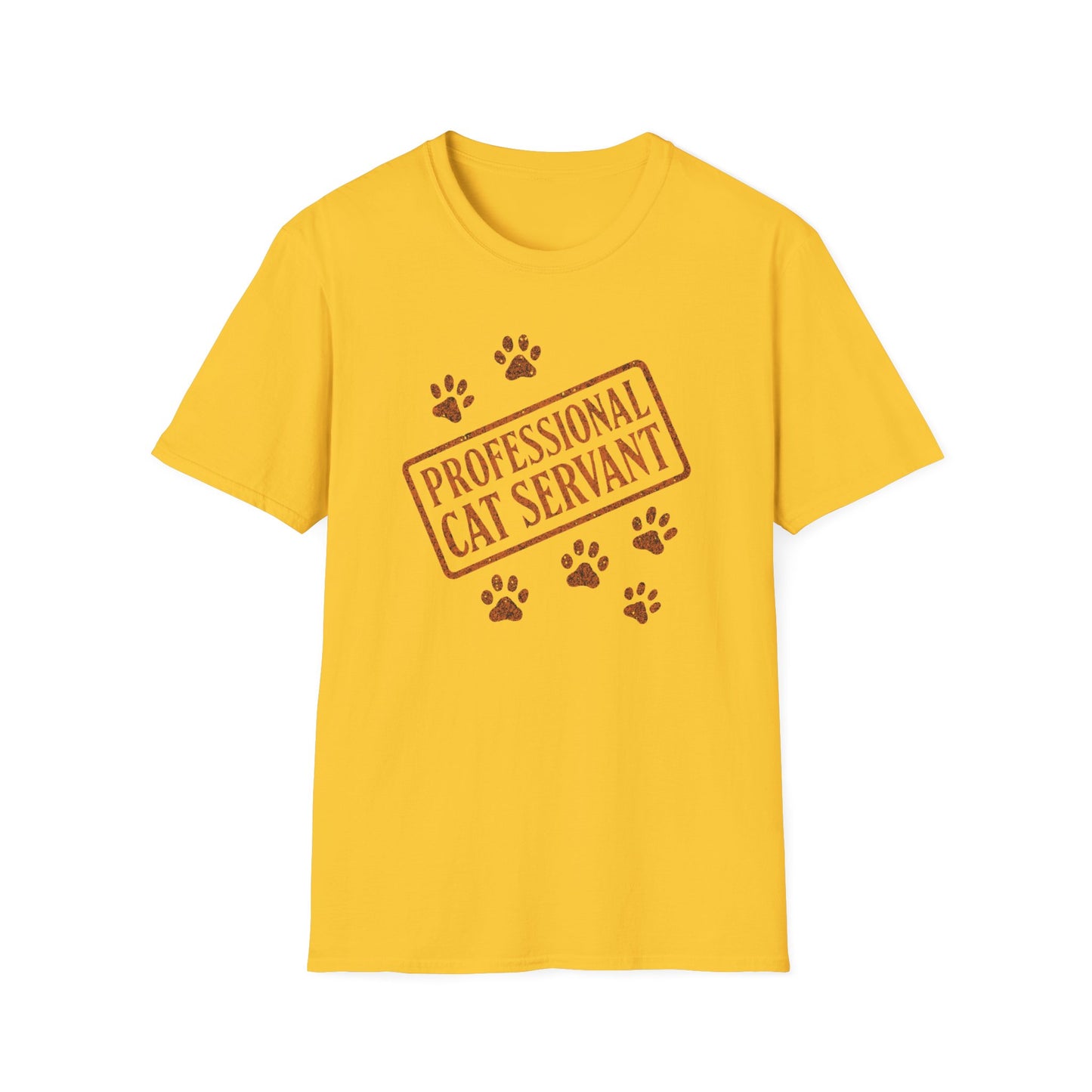 Professional cat servant T-shirt cat
