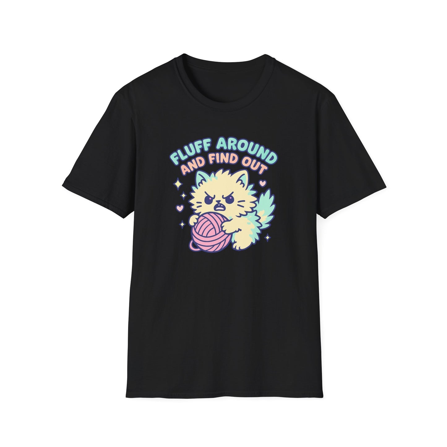 Cute Fluff Around cat T-shirt