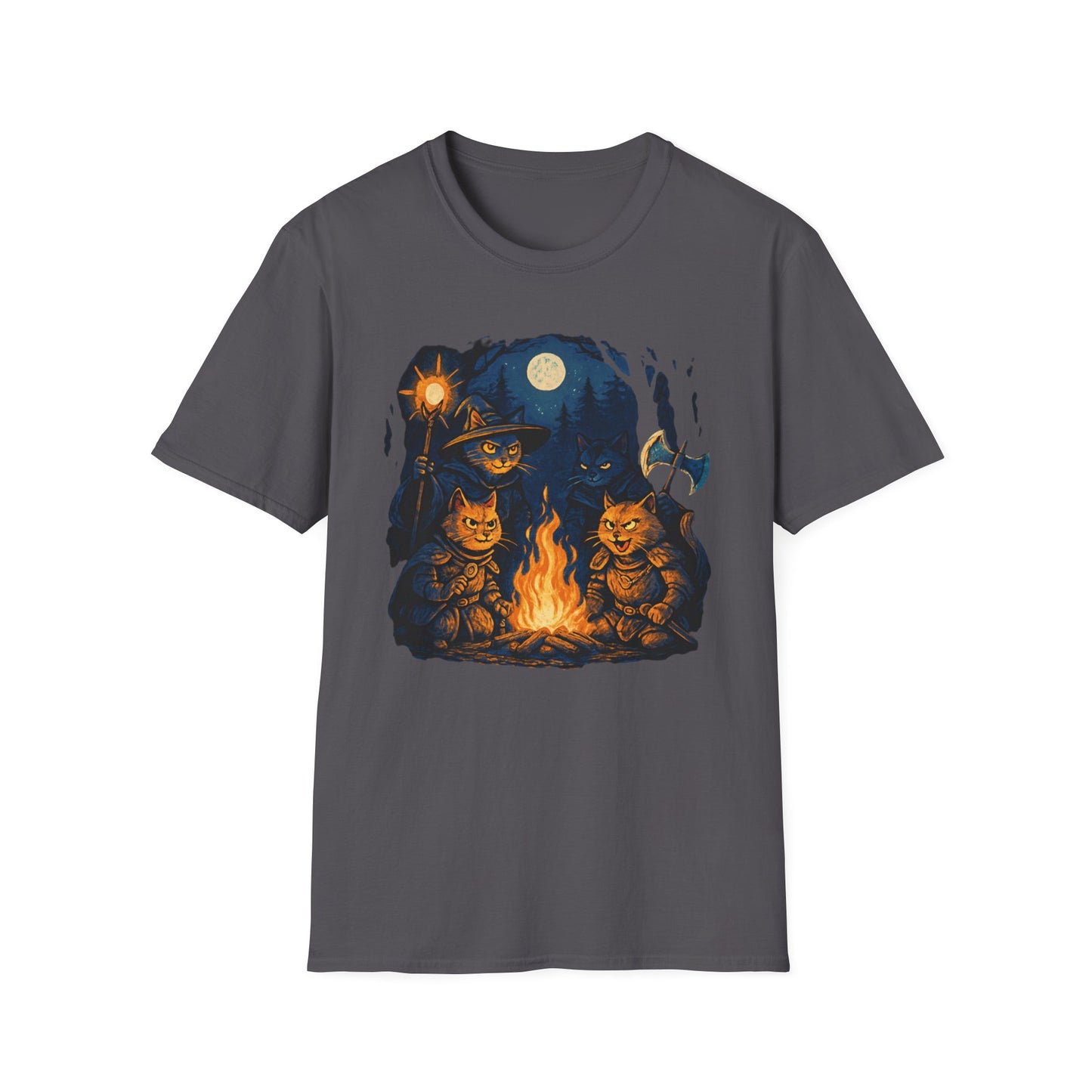 Cat DnD party 2 cat T-shirt