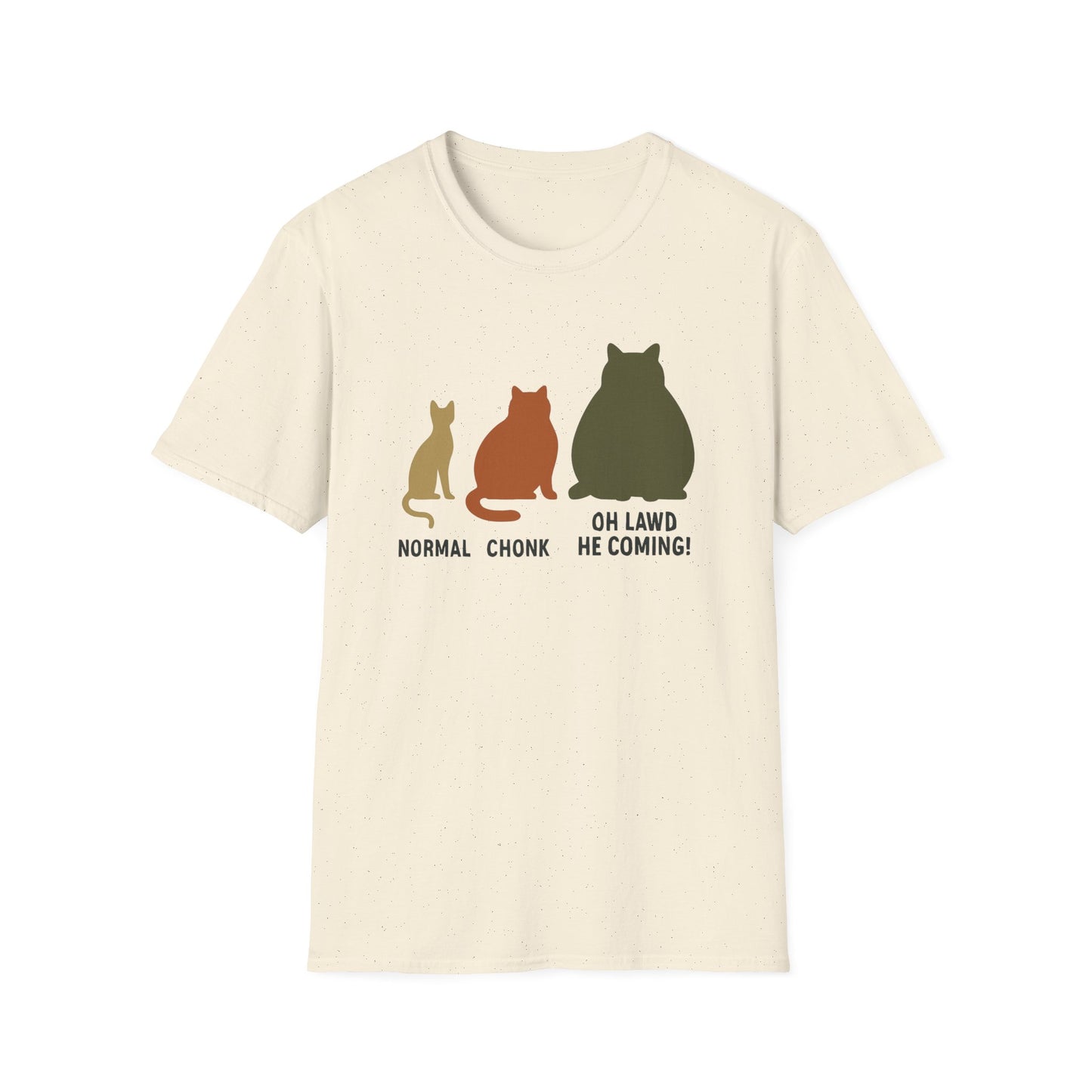 Cat sizes T-shirt cat