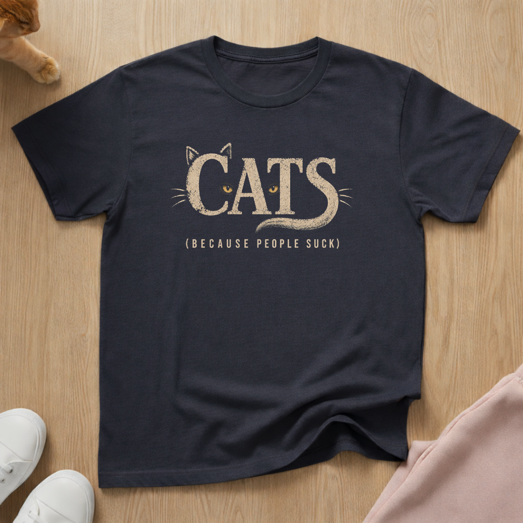 Because people suck (light) T-shirt