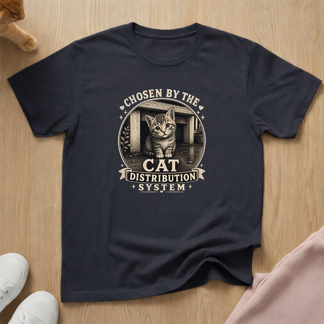 Cat distribution system (light) T-shirt