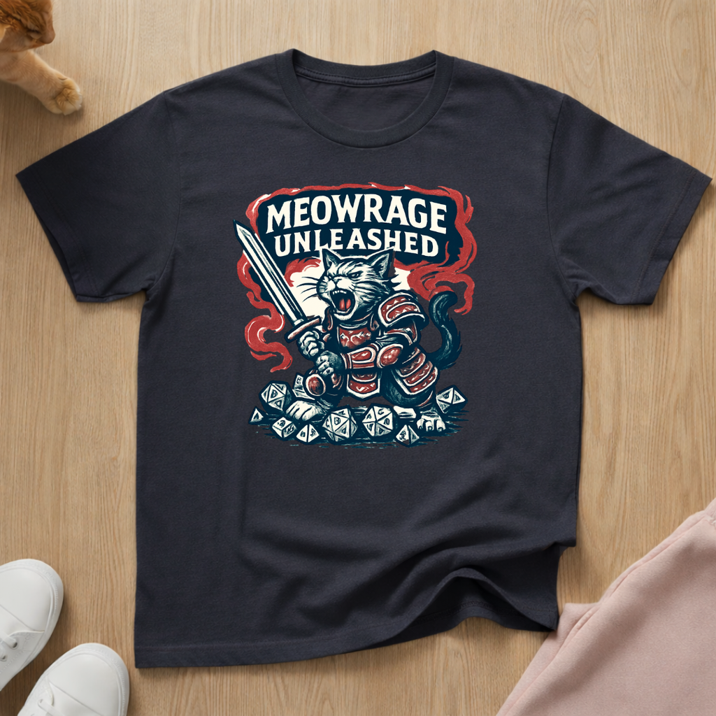 Meow rage unleashed 2 cat T-shirt