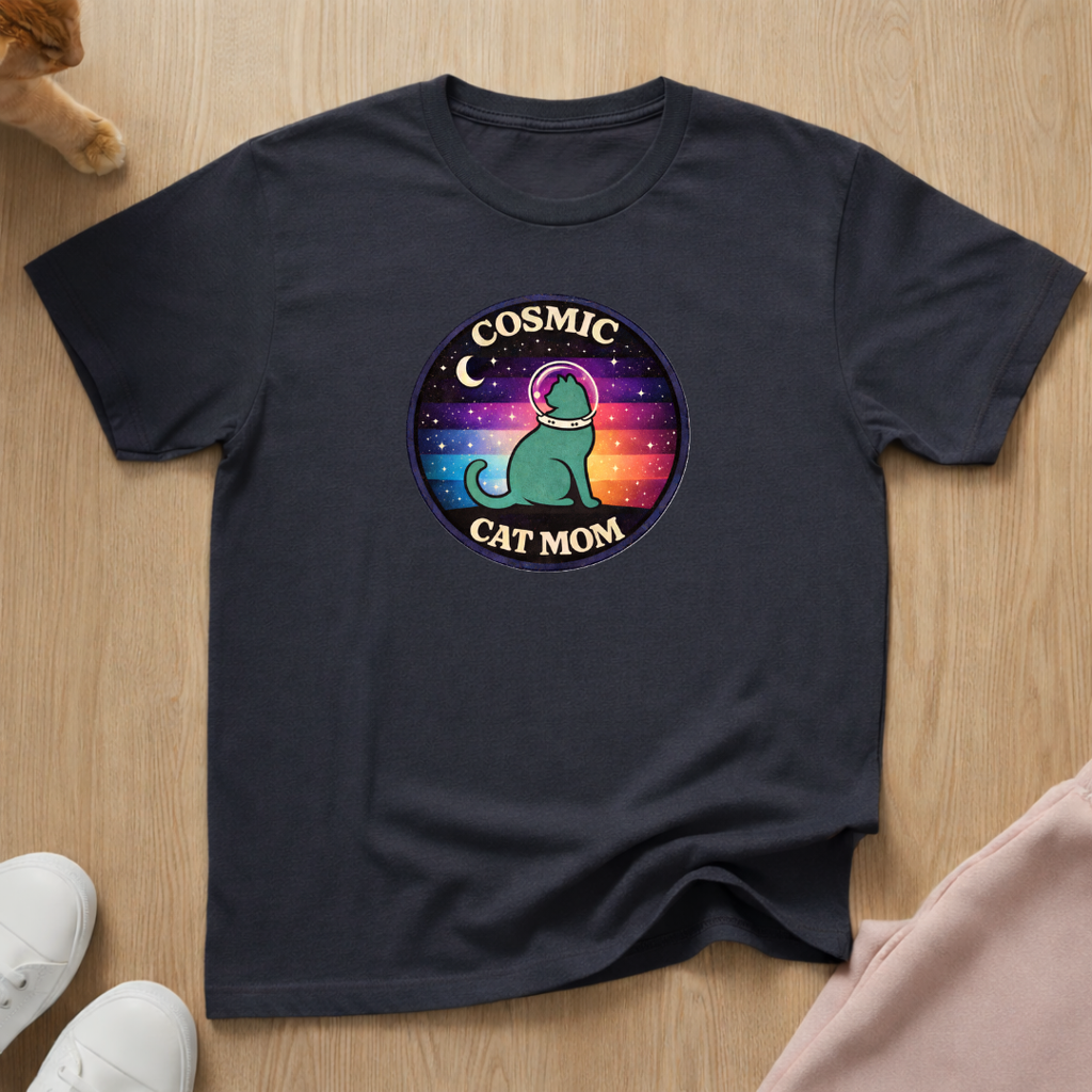 Cosmic Cat Mom T-shirt