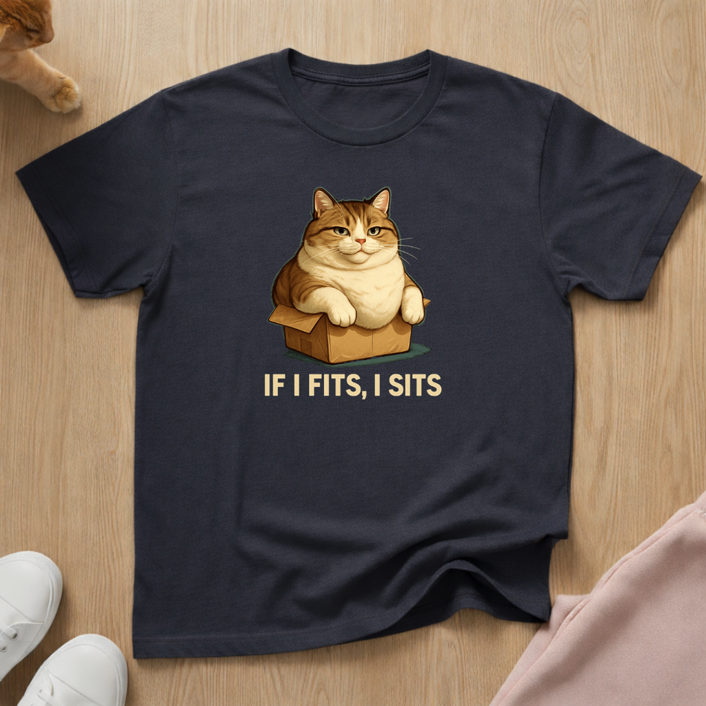 If I Fits cat T-shirt