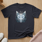 Winter floral cat T-shirt