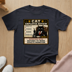 Cat employee review T-shirt