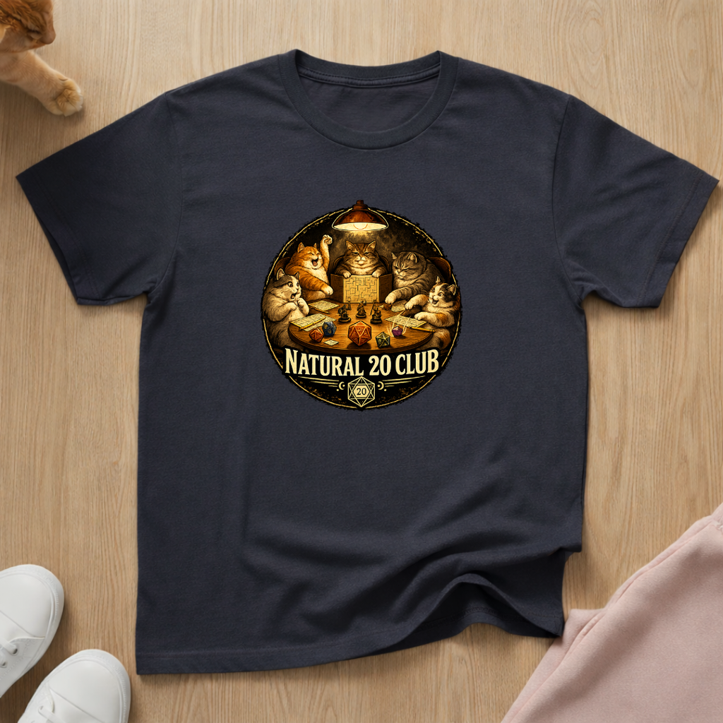 Nat 20 club T-shirt