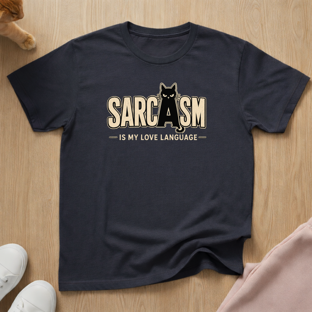 Sarcasm is my love language (light) T-shirt