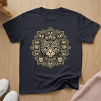 Mandala cat T-shirt