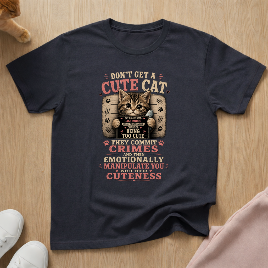 Don't get a cute cat T-shirt