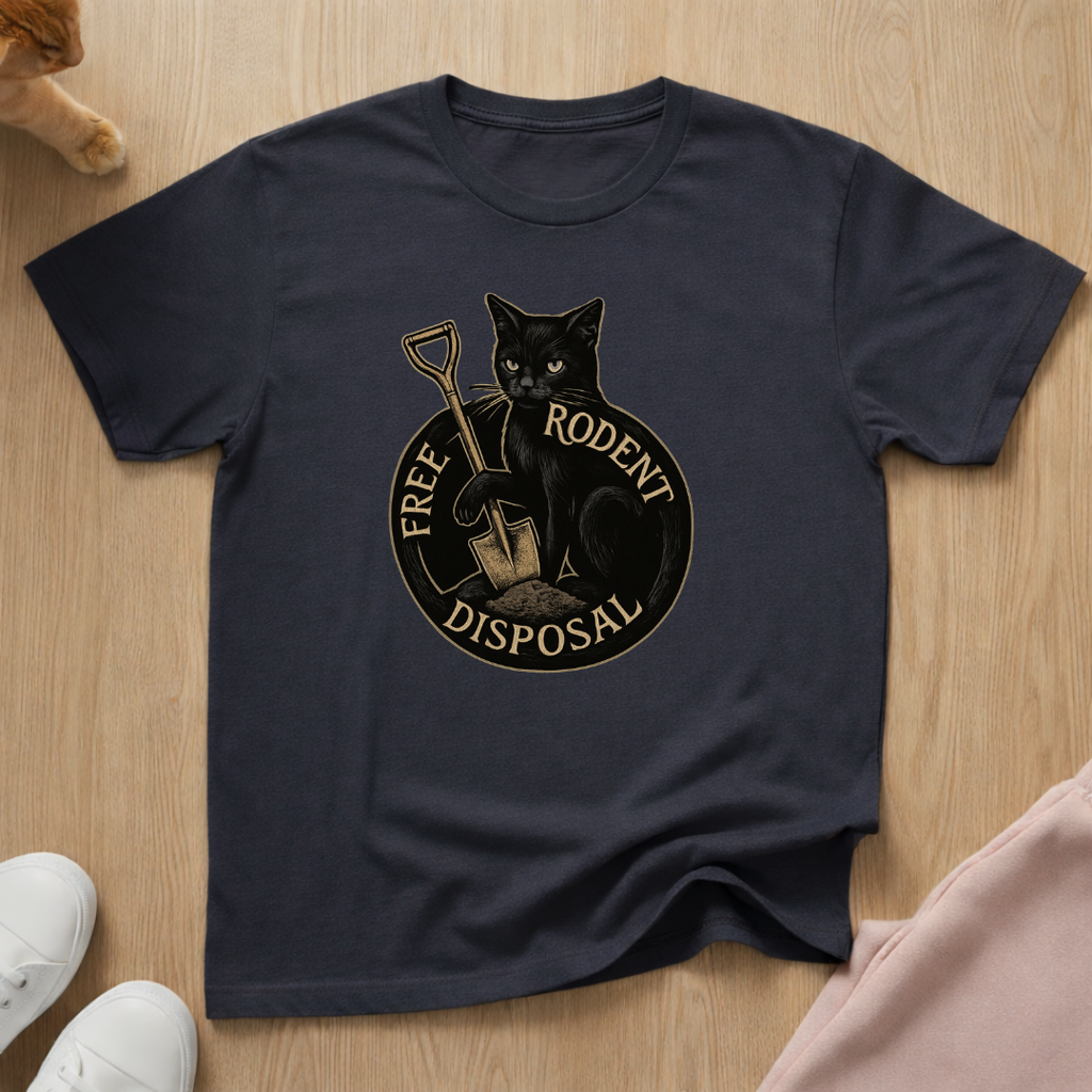 Rodent disposal 2 cat T-shirt