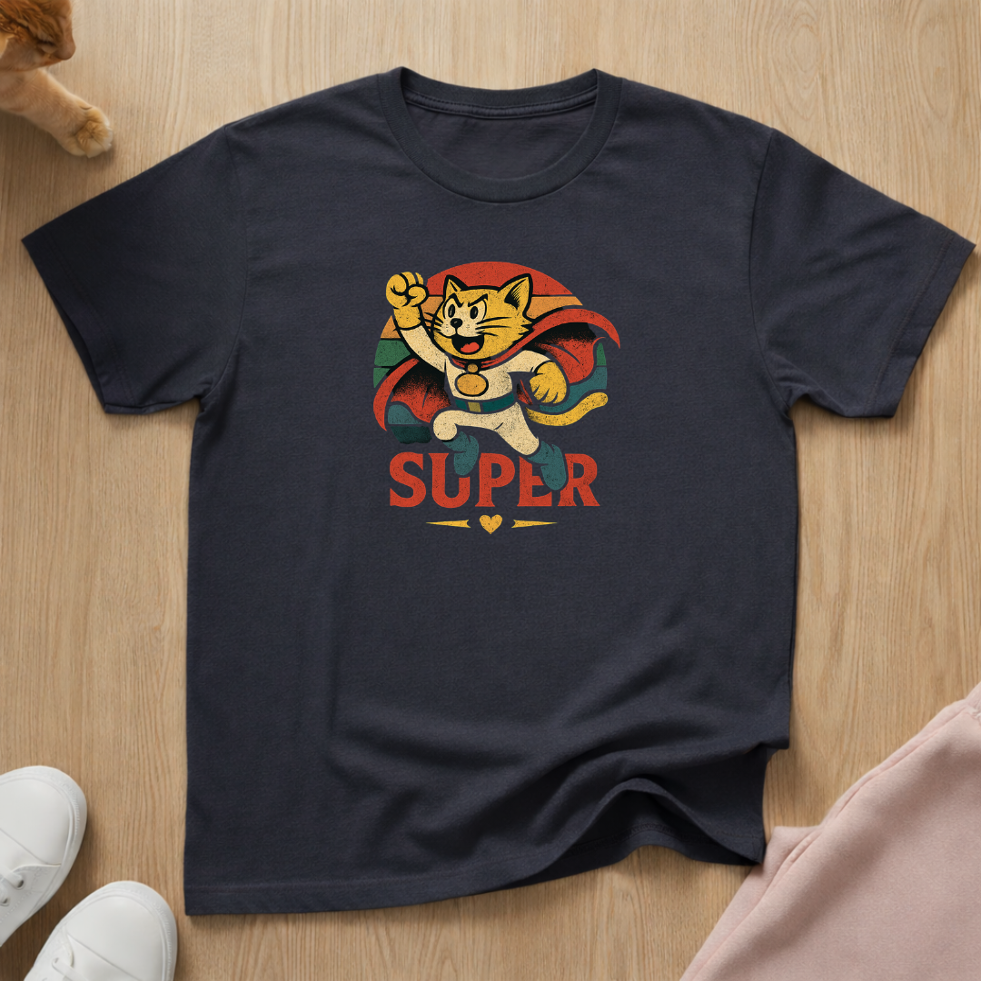Super cat cat T-shirt