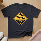 Leaping Cats Sign T-shirt