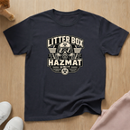 Litter box hazmat unit T-shirt