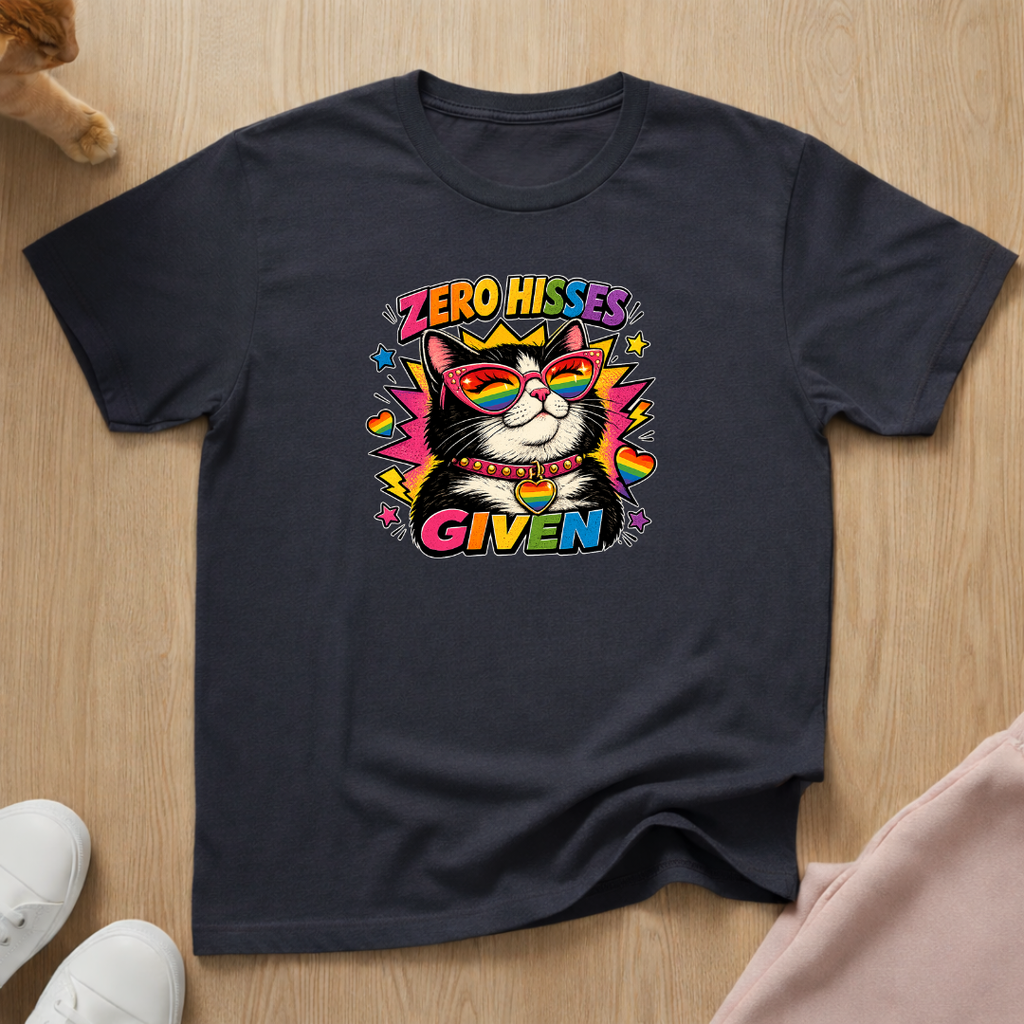 Zero hisses given T-shirt
