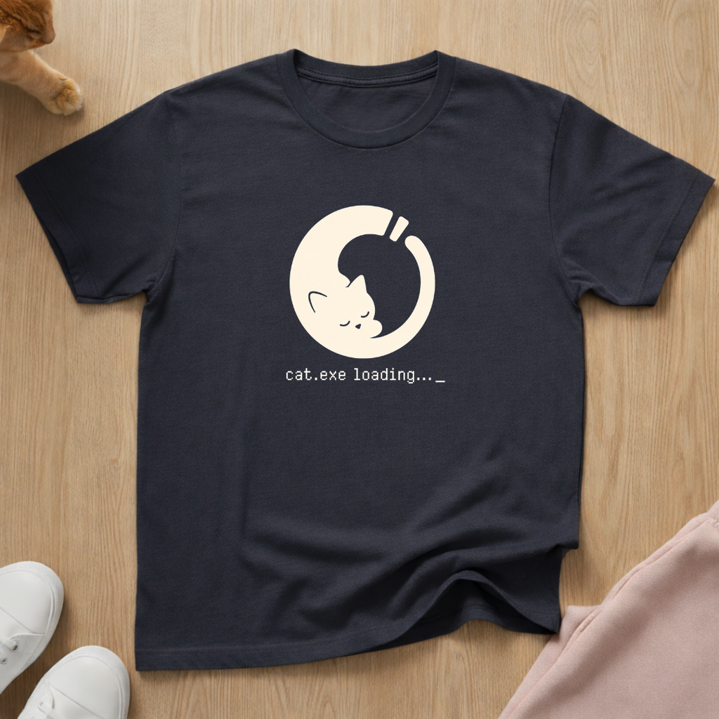 Cat loading T-shirt