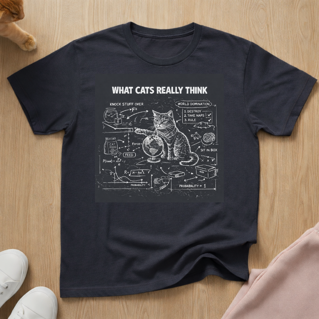 What cats really think T-shirt