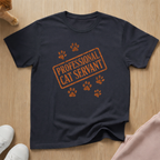 Professional cat servant T-shirt cat