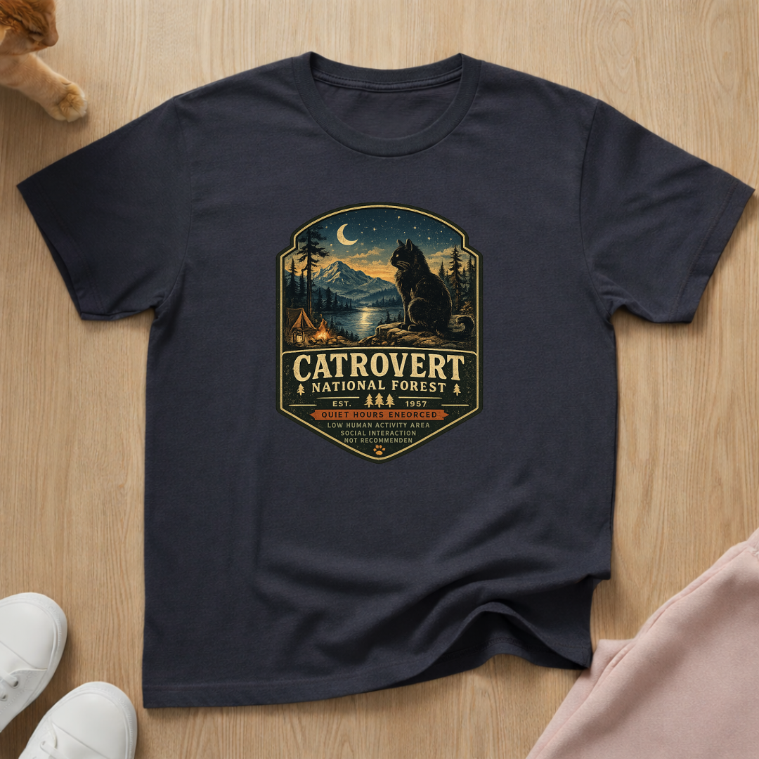 Catrovert national forest T-shirt