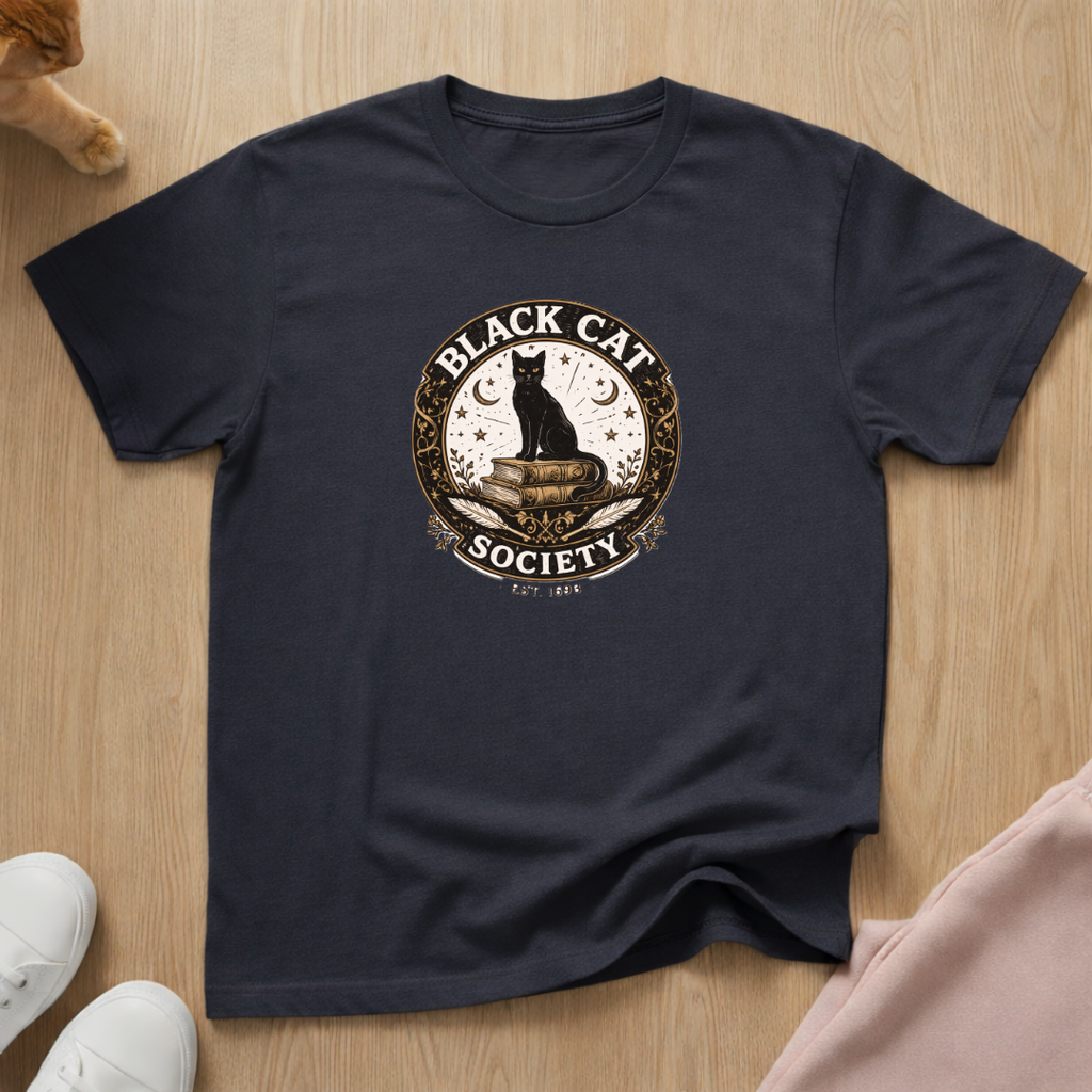 Black Cat Society T-shirt