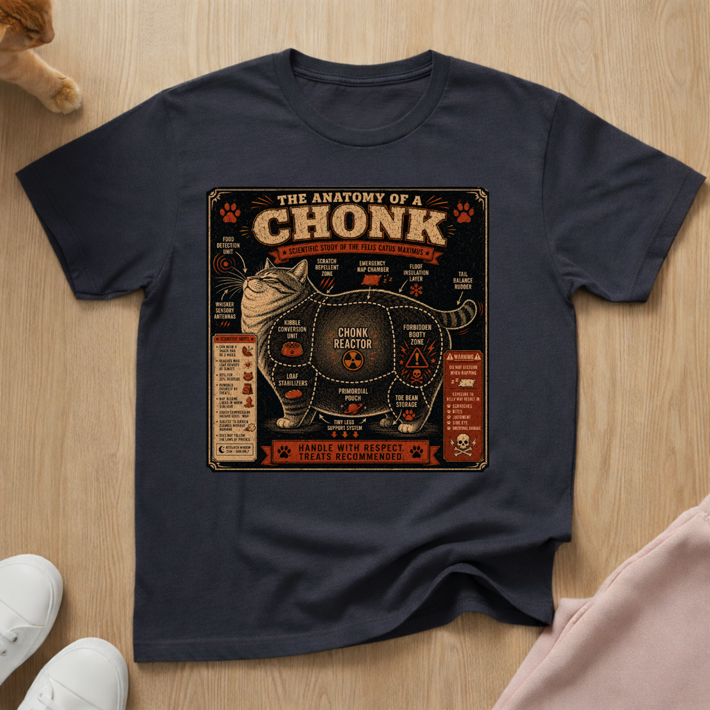 Anatomy of a chonk T-shirt