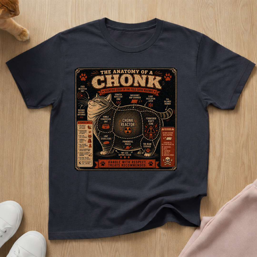 Anatomy of a chonk T-shirt