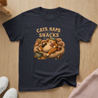 Cats, naps, and snacks T-shirt