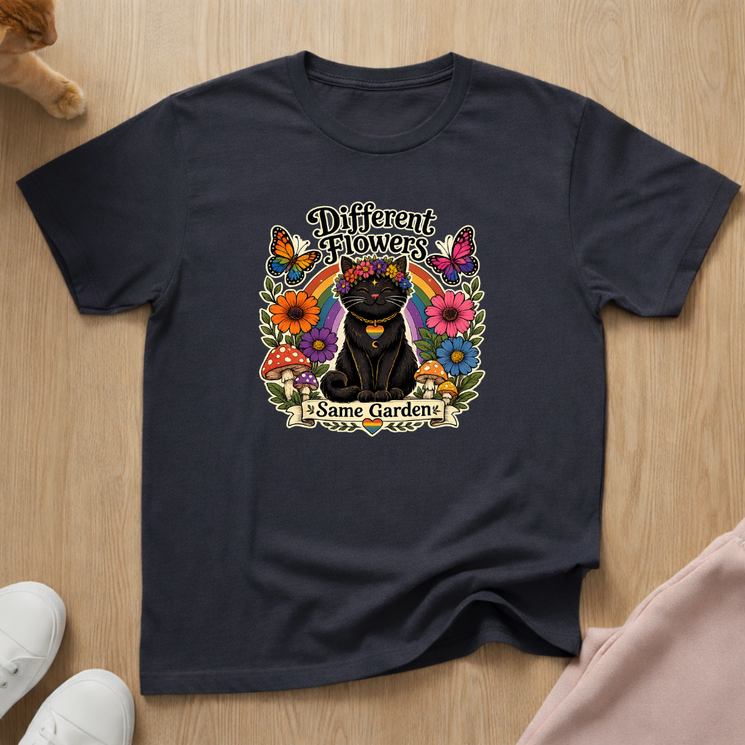 Different flowers T-shirt