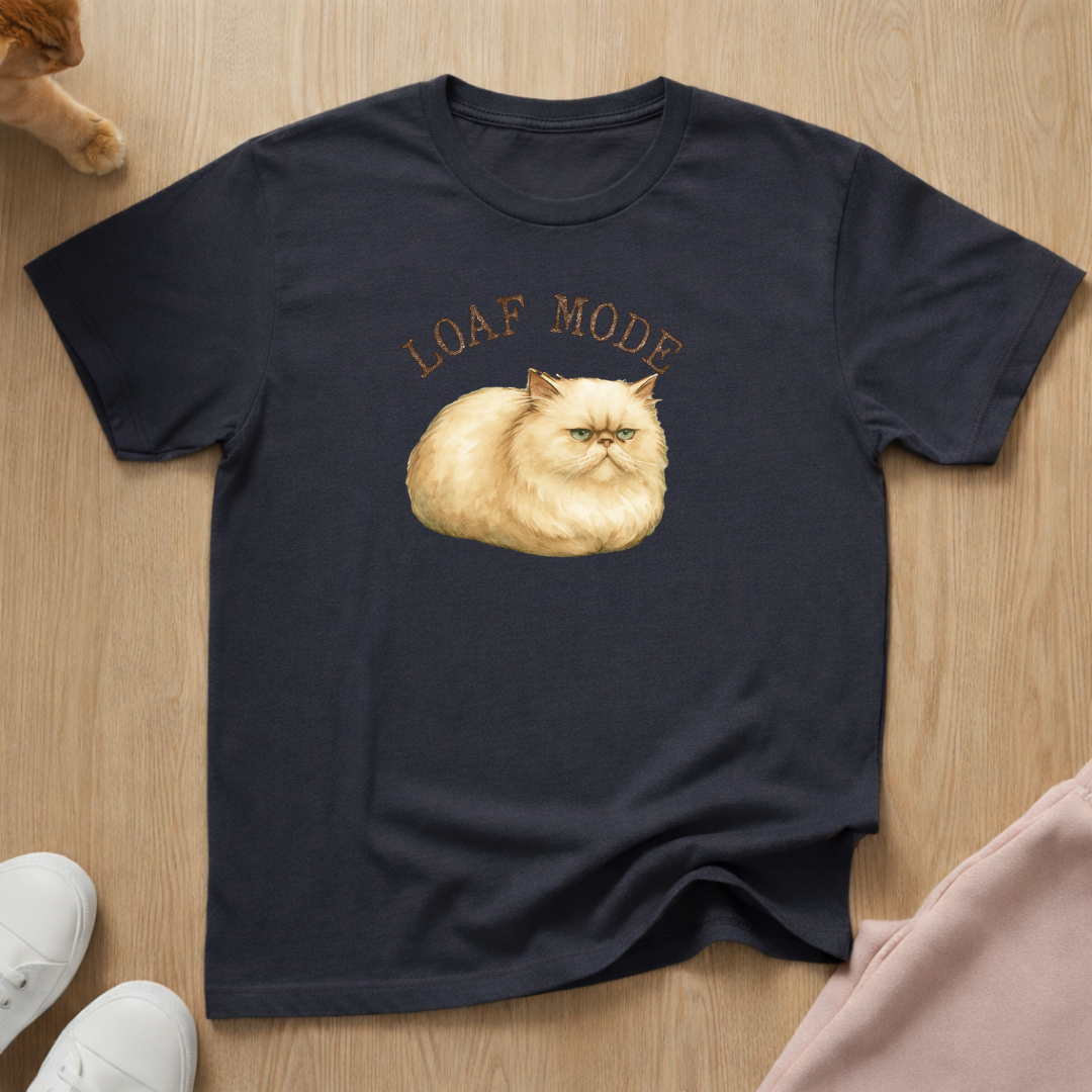Loaf Mode cat T-shirt