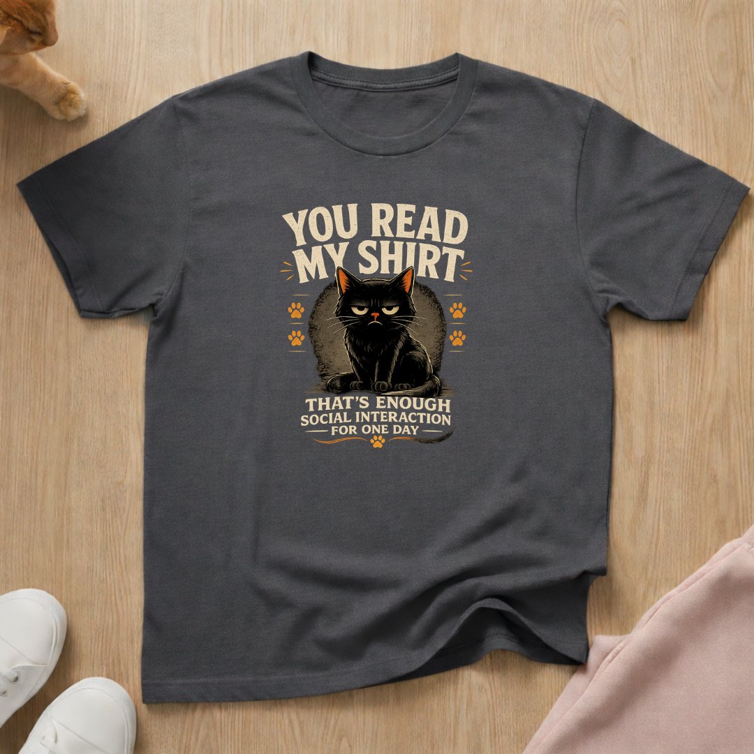 Enough social interaction T-shirt