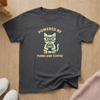 Powered by cat T-shirt