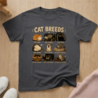 Cat breeds T-shirt