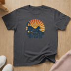 Easily distracted cat T-shirt