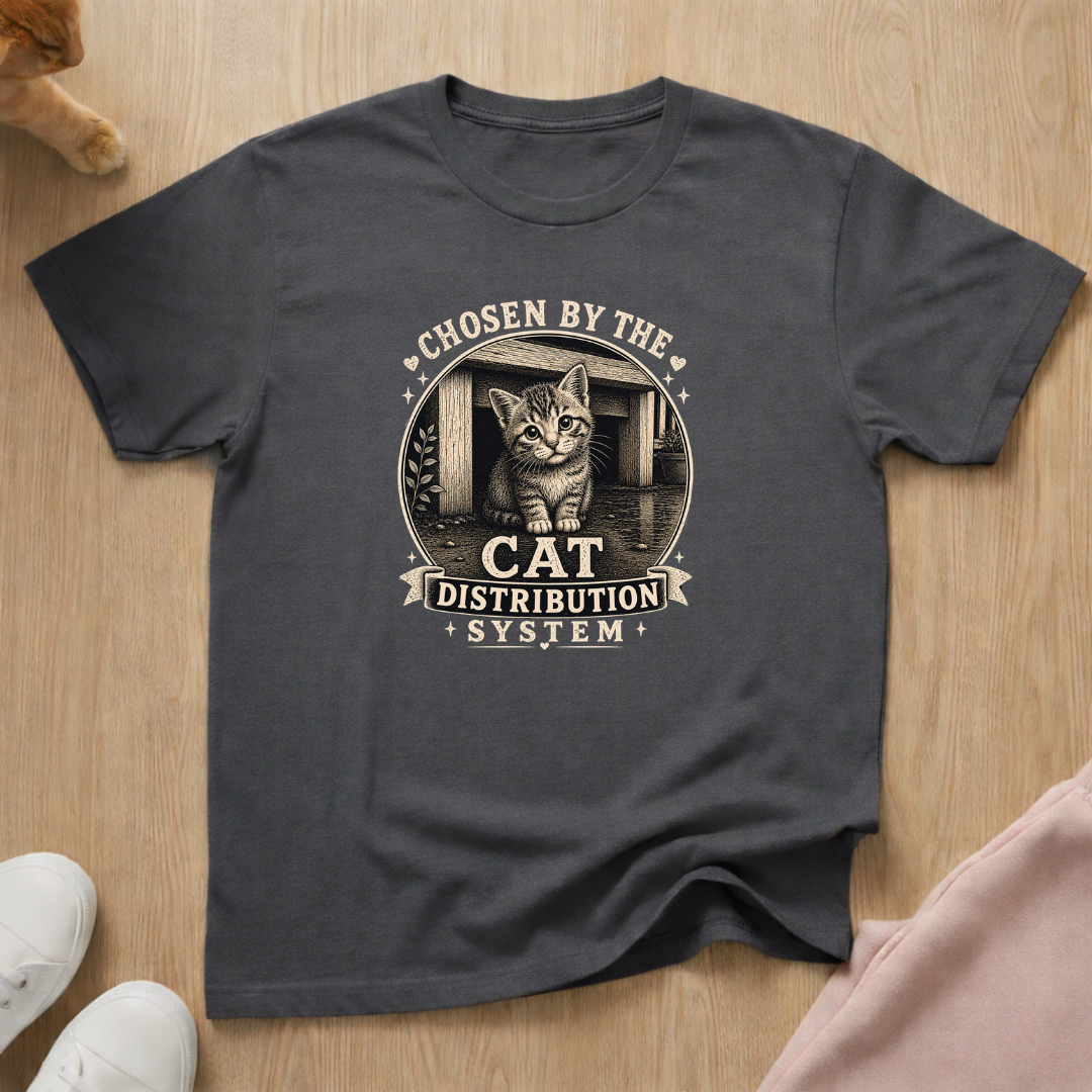 Cat distribution system (light) T-shirt
