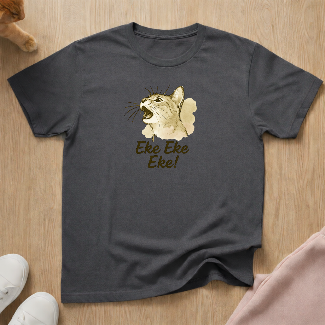 Eke Eke Eke! cat T-shirt